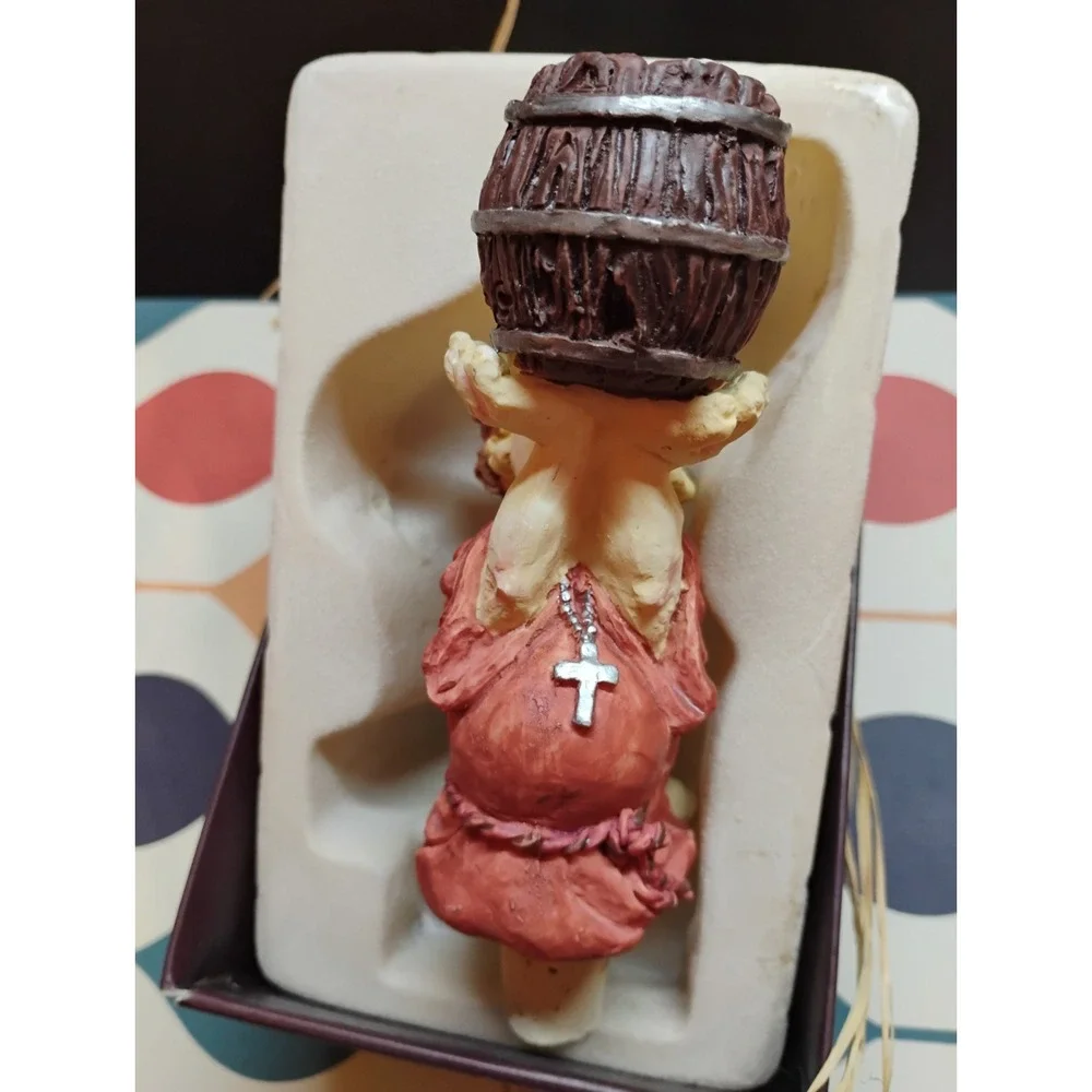 Wine Things Unlimited Guardian of the Grapes‎ The Monk Wine Bottle Stopper Vtg C